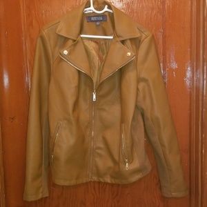 Kenneth Cole Reaction Faux Leather Jacket